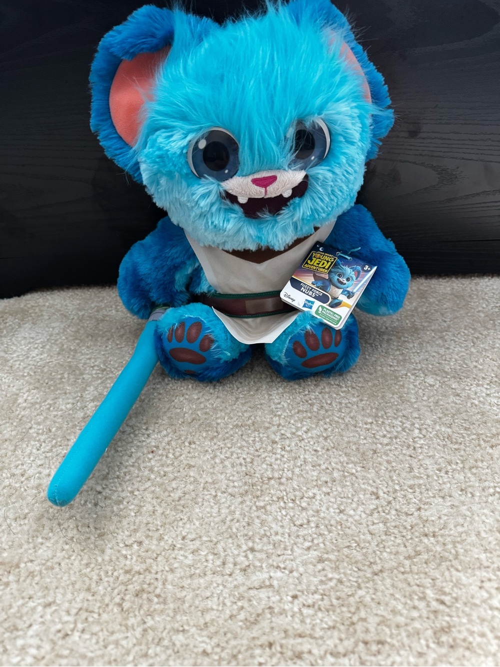 Hasbro Star Wars Young Jedi Adventures Fuzzy Force Nubs plush NWT Large Plush
